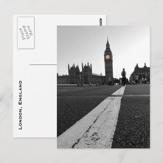 De stad van de wereld briefkaart (Voorkant / Achterkant)