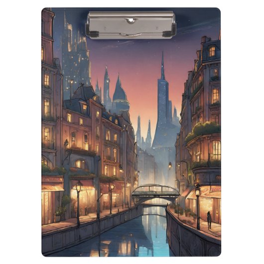 De stad van dromen klembord (Voorkant)