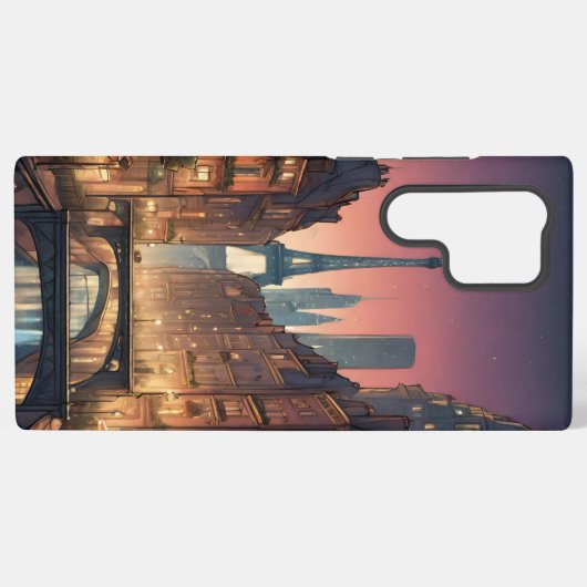 De stad van dromen samsung galaxy hoesje (Achterkant horizontaal)