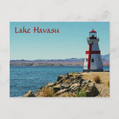 De Stad van Havasu van het meer, Arizona Briefkaart (Voorkant)