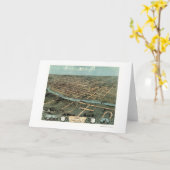 De Stad van Iowa, Panoramische Kaart IA - 1868 (Gele Bloem)