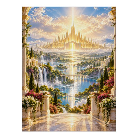 De Stad van Licht 20x26 poster (Voorkant)