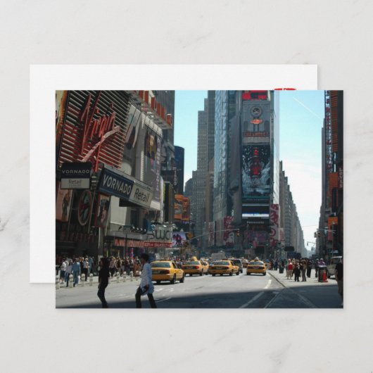 De Stad van New York Briefkaart (Voorkant / Achterkant)