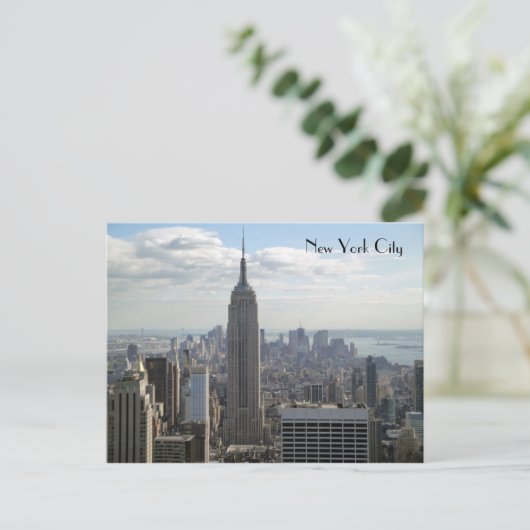 De Stad van New York Briefkaart (Staand voorkant)
