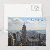 De Stad van New York Briefkaart (Voorkant / Achterkant)