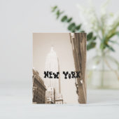 De Stad van New York Briefkaart (Staand voorkant)