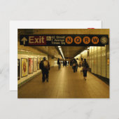 De Stad van New York Briefkaart (Voorkant / Achterkant)