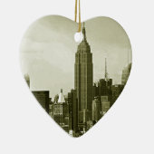 De Stad van New York Keramisch Ornament (Rechts)