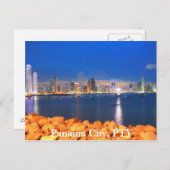 De Stad van Panama, de Briefkaarten van Panama (Voorkant / Achterkant)