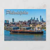 De stad van Philadelphia Briefkaart (Voorkant)