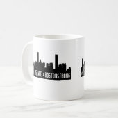 De stad waar we Boston sterk zijn #BostonStrong Koffiemok (Voorkant links)