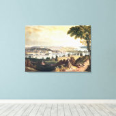 De stad Washington van buiten de marine Canvas Afdruk (Insitu (Houten vloer))