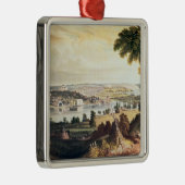 De stad Washington van buiten de marine Metalen Ornament (Rechts)