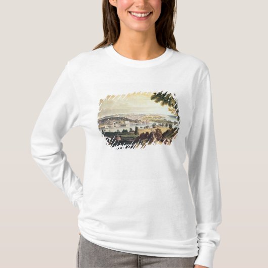 De stad Washington van buiten de marine T-shirt (Voorkant)