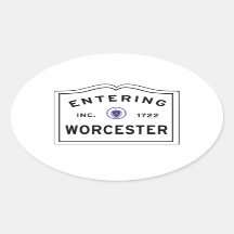 De stad Worcester MA binnenkomen