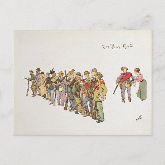 De Stadsgarde van de Leaguer van Ladysmith Briefkaart (Voorkant)