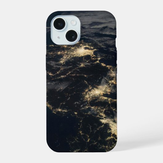 De stadslichten van Japan 's nachts. iPhone 15 Case (Achterkant)