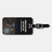 De stadslichten van Jazan en zijn buitenwijken Bagagelabel (Voorkant horizontaal)