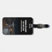 De stadslichten van Jazan en zijn buitenwijken Bagagelabel (Achterkant horizontaal)