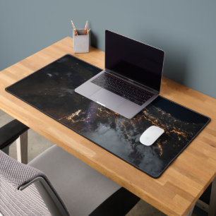 De stadslichten van Jazan en zijn buitenwijken Bureaumat