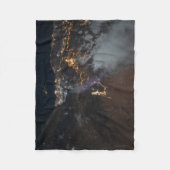 De stadslichten van Jazan en zijn buitenwijken Fleece Deken (Voorkant)