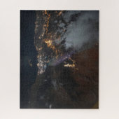 De stadslichten van Jazan en zijn buitenwijken Legpuzzel (Verticaal)