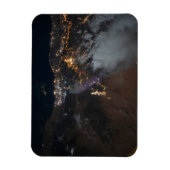 De stadslichten van Jazan en zijn buitenwijken Magneet (Verticaal)