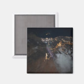 De stadslichten van Jazan en zijn buitenwijken Magneet (Voorkant / Achterkant)