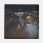 De stadslichten van Jazan en zijn buitenwijken Magneet (Voorkant)