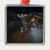 De stadslichten van Jazan en zijn buitenwijken Metalen Ornament (Voorkant)