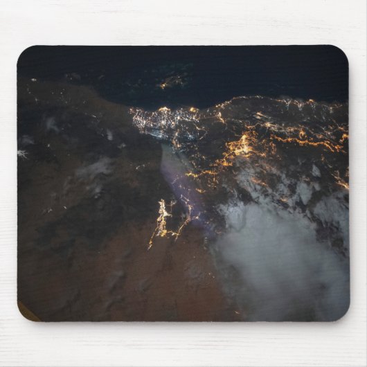 De stadslichten van Jazan en zijn buitenwijken Muismat (Voorkant)