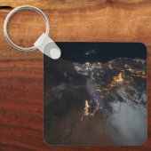 De stadslichten van Jazan en zijn buitenwijken Sleutelhanger (Voorkant)