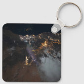 De stadslichten van Jazan en zijn buitenwijken Sleutelhanger (Achterkant)