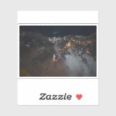 De stadslichten van Jazan en zijn buitenwijken Sticker (Vel)