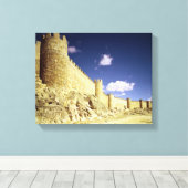 De stadsmuren canvas afdruk (Insitu (Houten vloer))