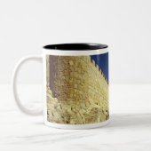 De stadsmuren tweekleurige koffiemok (Links)