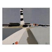 de stael le phare, 1953, Nicolas de Staël Foto Afdruk (Voorkant)