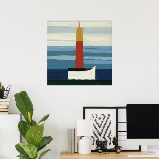 de stael le phare, 1953, Nicolas de Staël Poster (Thuiskantoor)