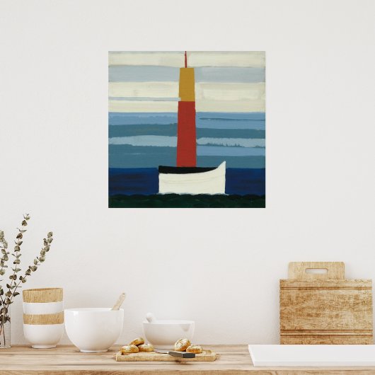 de stael le phare, 1953, Nicolas de Staël Poster (Keuken)