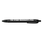 De Stage Manager Zwarte Inkt Pen (Bodem)