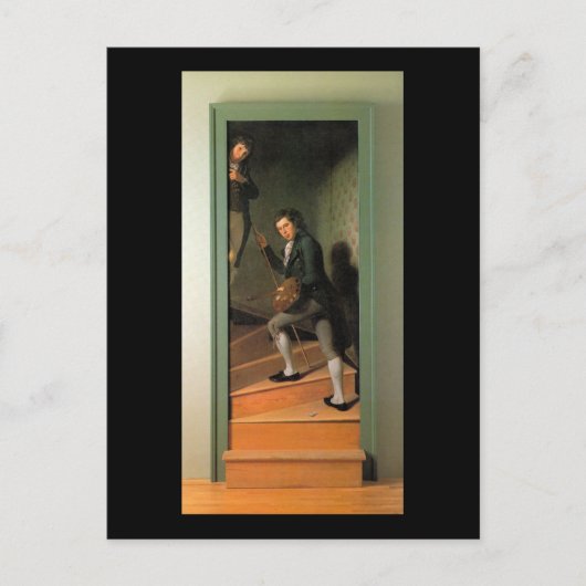 De Staircase-groep, door Charles Willson Peale Briefkaart (Voorkant)