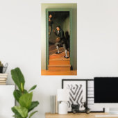 De Staircase-groep, door Charles Willson Peale Poster (Thuiskantoor)