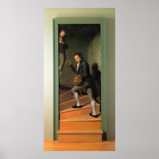 De Staircase-groep, door Charles Willson Peale Poster (Voorkant)