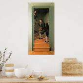 De Staircase-groep, door Charles Willson Peale Poster (Keuken)