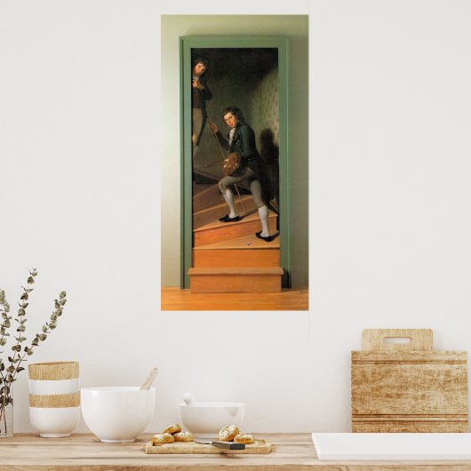 De Staircase-groep, door Charles Willson Peale Poster (Keuken)