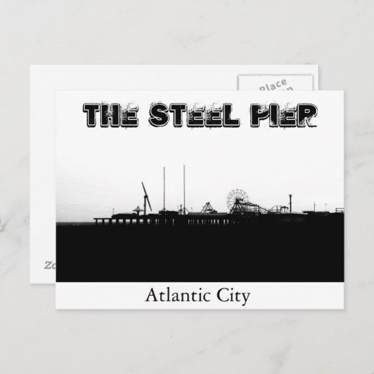 De stalen pier briefkaart (Voorkant / Achterkant)