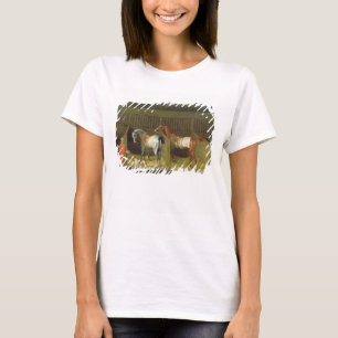 De stallen en twee beroemde rijpaarden t-shirt