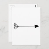 De stammen Kleur van de Douane van de Pijl van de Briefkaart (Voorkant / Achterkant)