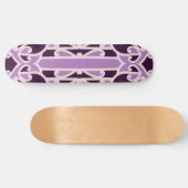 De stammen Paars Persoonlijk Skateboard (Horizontaal)