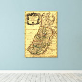 De stammen van Israël in PalestinePanoramische Kaa Canvas Afdruk (Insitu (Houten vloer))